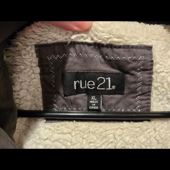 Rue 21 parka coat - Picture 3 of 6